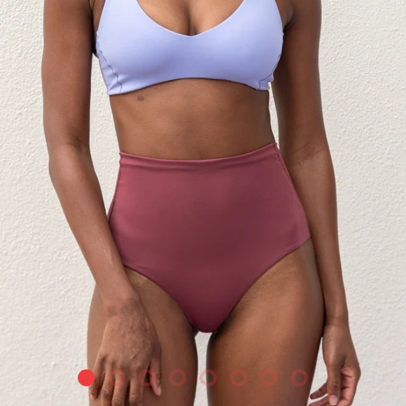 Left on Friday High-Tide Bottoms Desert Plum - Picture 4 of 7